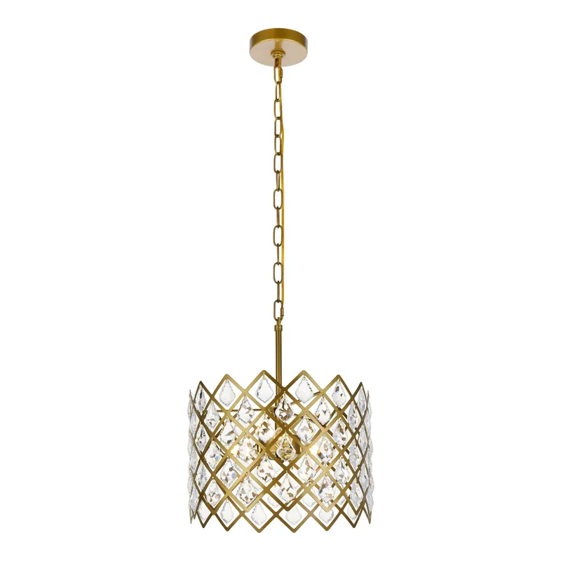 1111D13BR — Elegant Lighting LED Pendant Lights 120.0W 