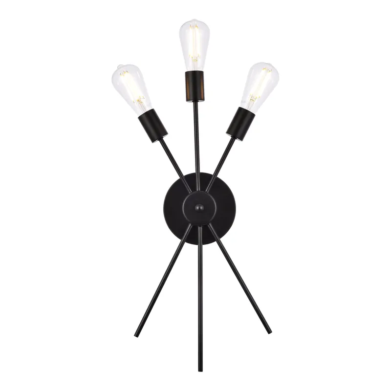 LD640W10BK — Elegant Lighting LED Wall Lights 120.0W 