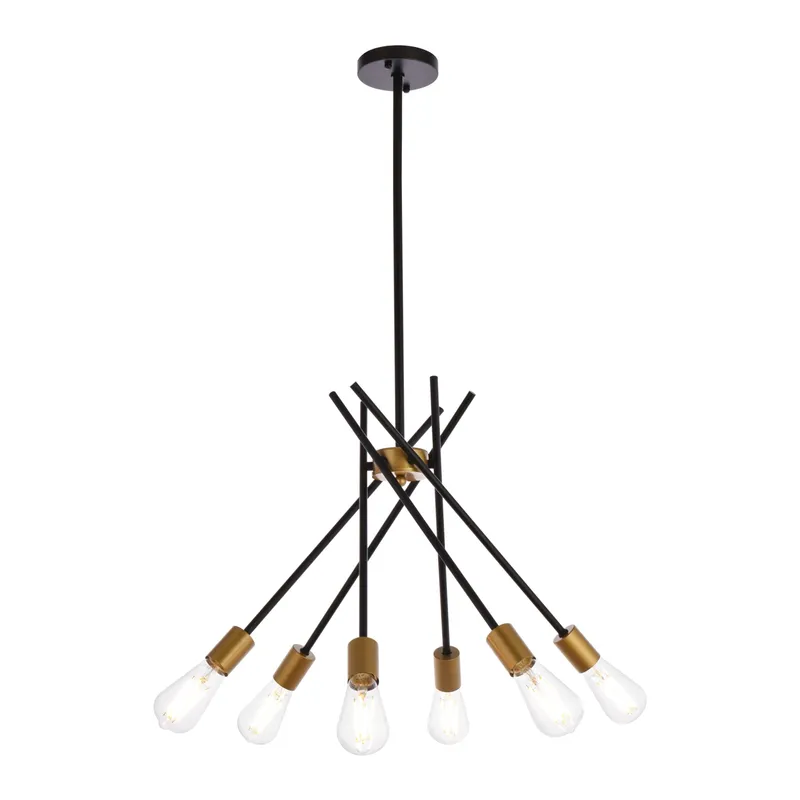 LD640D23BRK — Elegant Lighting LED Pendant Lights 240.0W 