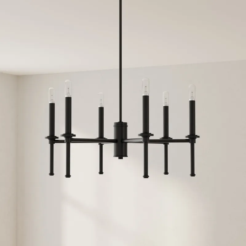 Elara Collection Six-Light Chandelier Light — Progress Lighting LED Landscape Lights  