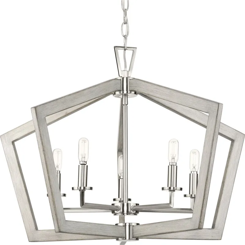 Galloway Collection Five-Light 19.25" Pendant Light — Progress Lighting LED Landscape Lights  