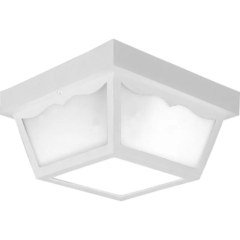 Two-Light 10-1/4" Flush Mount for Indoor/Outdoor use — Progress Lighting LED Wall Lights  