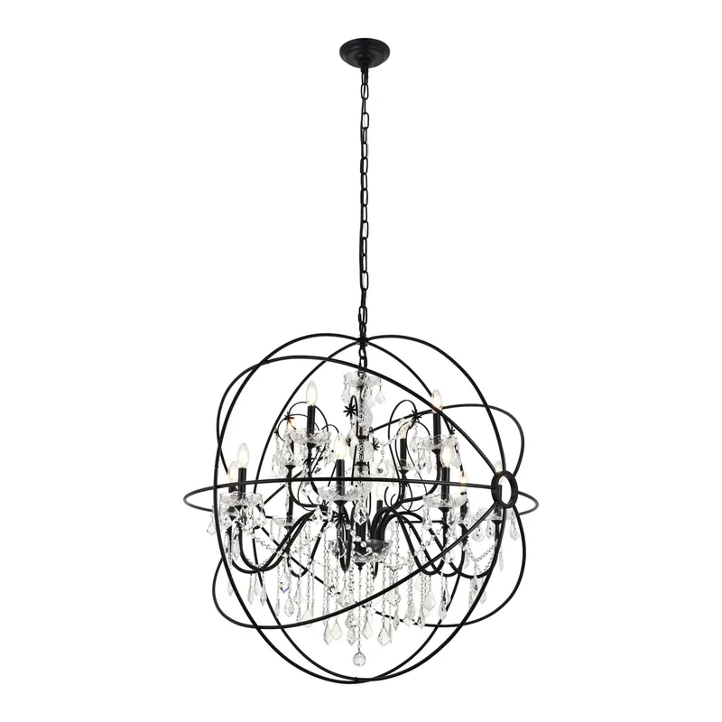 LD8801D43BK — Elegant Lighting LED Pendant Lights 480.0W 