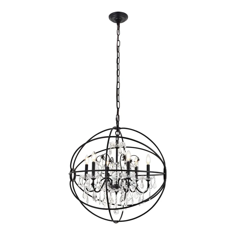 LD8801D25BK — Elegant Lighting LED Pendant Lights 240.0W 