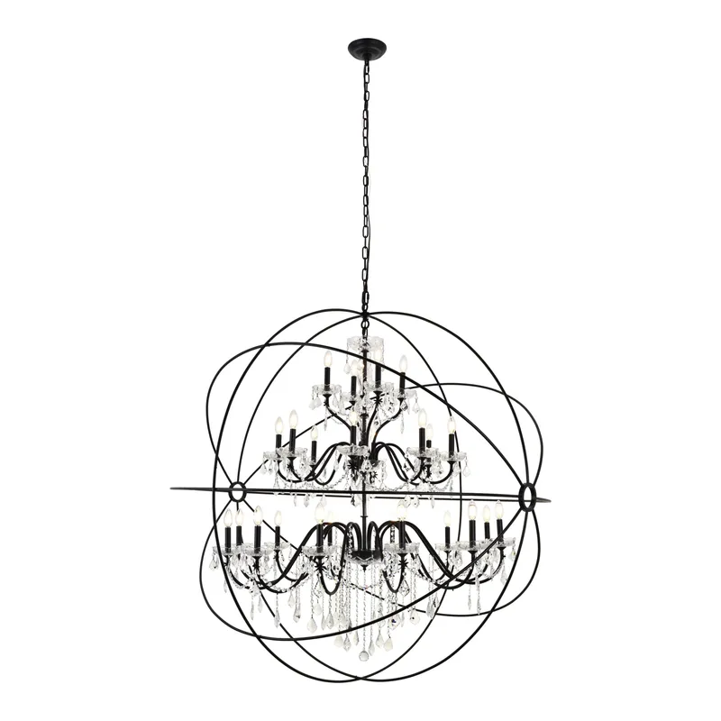 LD8801D60BK — Elegant Lighting LED Pendant Lights 960.0W 