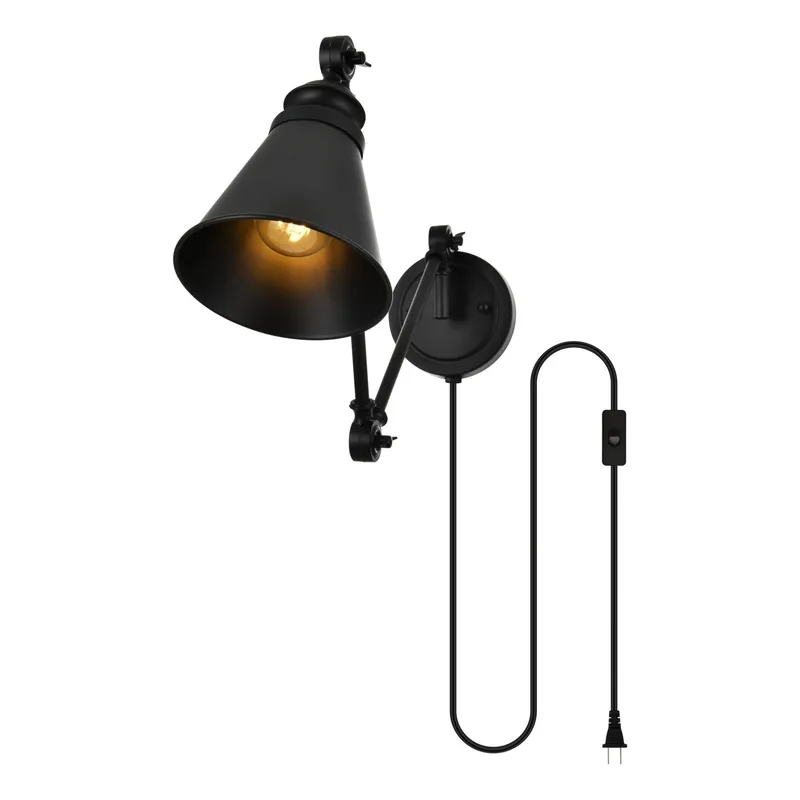 LD7328W6BLK — Elegant Lighting LED Wall Lights 40.0W 
