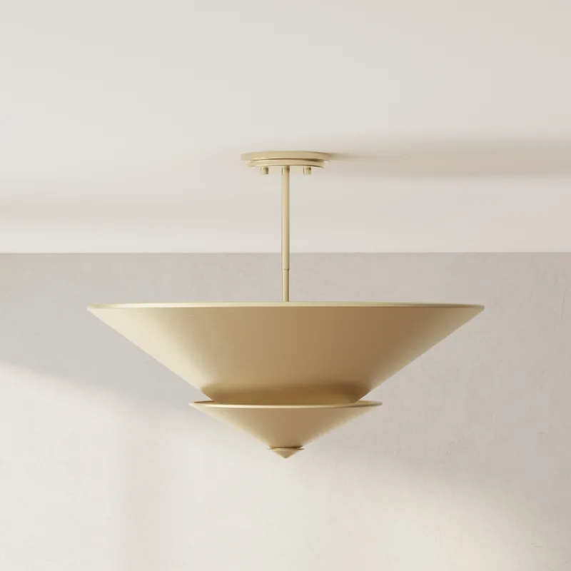 Pinellas Collection 25 in. Four-Light Flush Mount — Progress Lighting LED Post Top Lights  