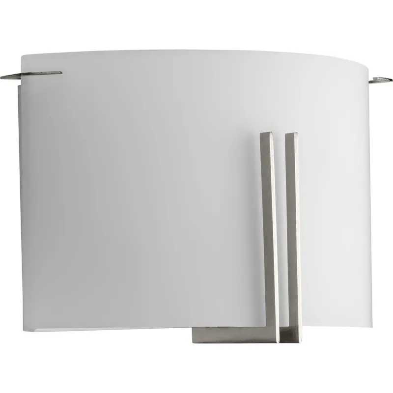 Modern Glass Sconce Two-Light Wall Sconce — Progress Lighting LED Wall Lights  