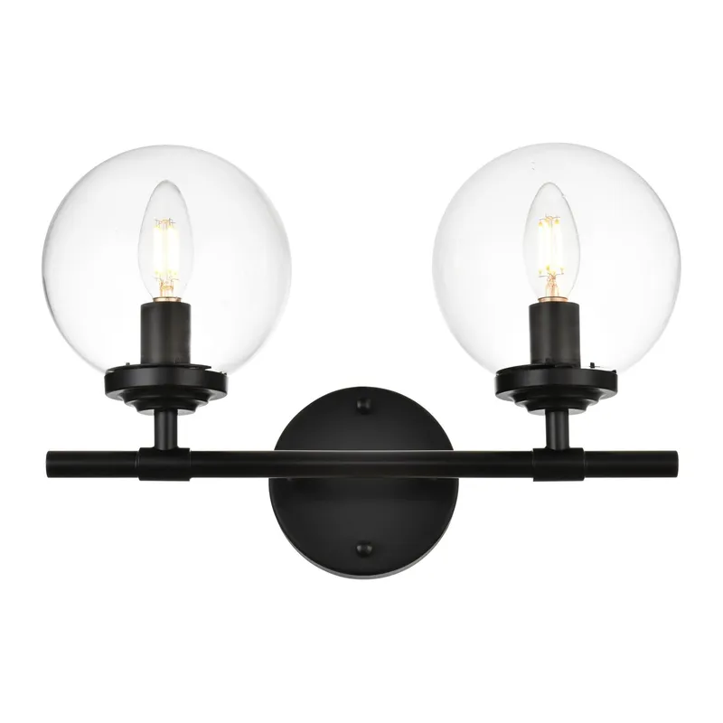 LD7302W15BLK — Elegant Lighting LED Wall Lights 80.0W 