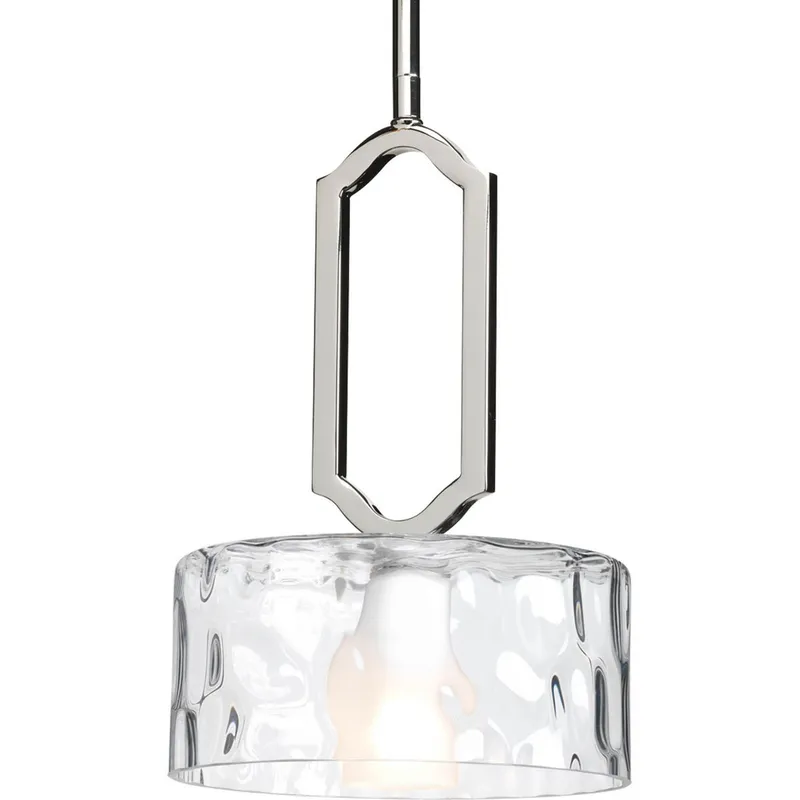 Caress Collection One-Light Clear Water Glass Mini-Pendants Light — Progress Lighting LED Landscape Lights  