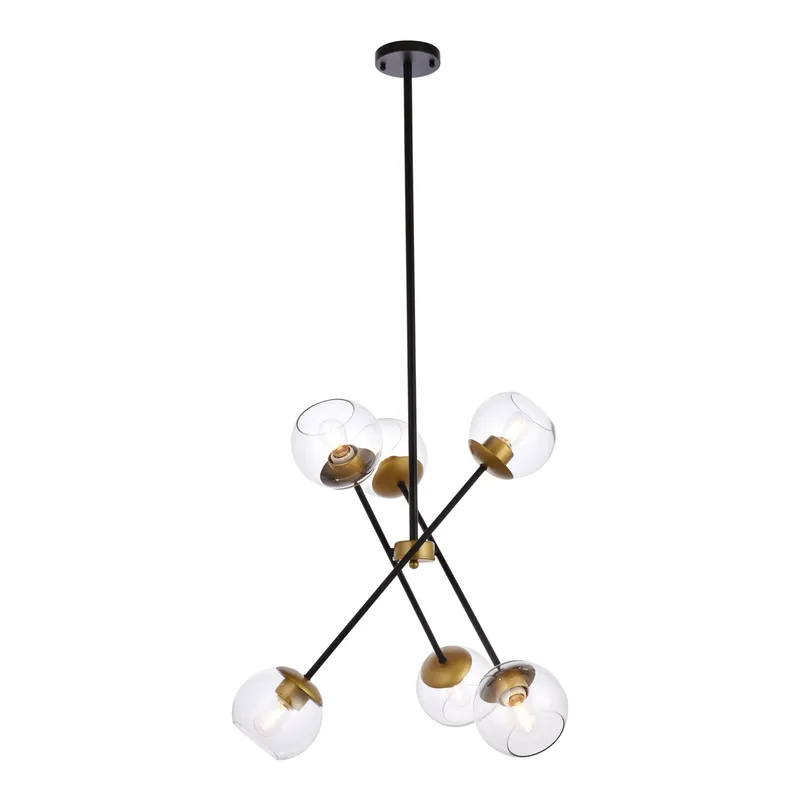 LD656D24BRK — Elegant Lighting LED Pendant Lights 240.0W 