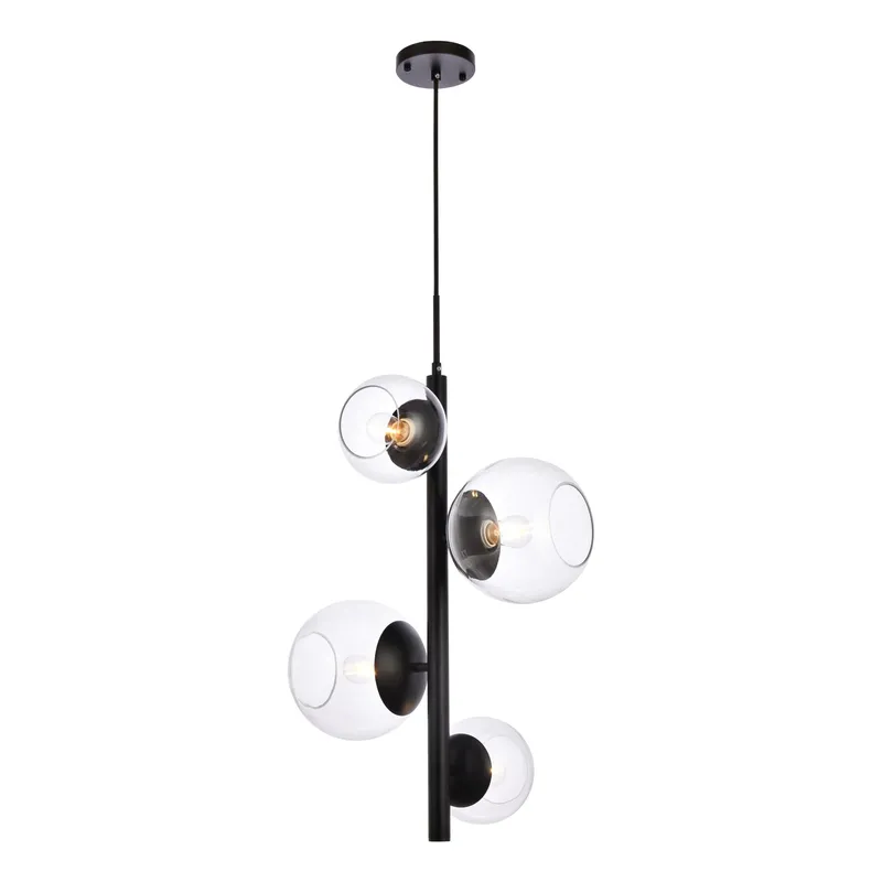 LD654D18BK — Elegant Lighting LED Pendant Lights 160.0W 