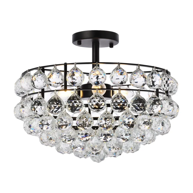 1107F16BK — Elegant Lighting LED Ceiling Lights 120.0W 