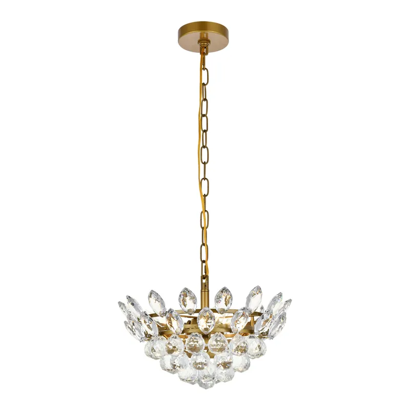 1104D14BR — Elegant Lighting LED Pendant Lights 120.0W 