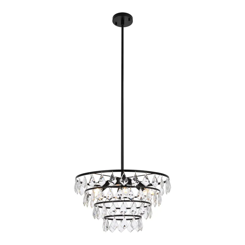 1101D20BK — Elegant Lighting LED Pendant Lights 240.0W 
