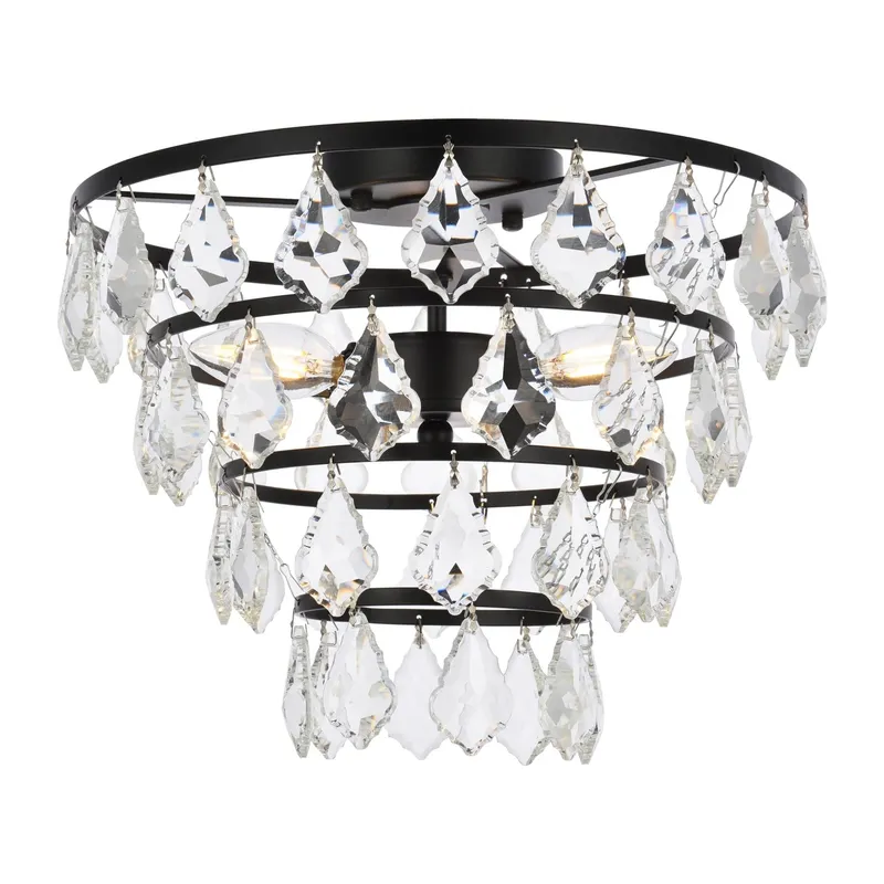 1101F14BK — Elegant Lighting LED Ceiling Lights 120.0W 
