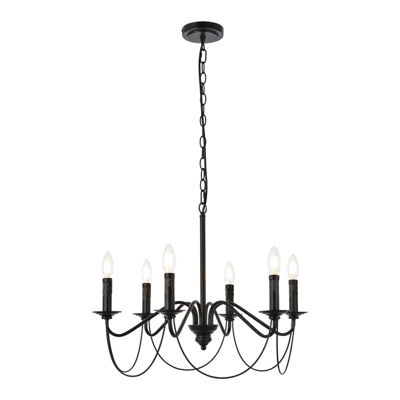 LD7048D24BK — Elegant Lighting LED Pendant Lights 240.0W 
