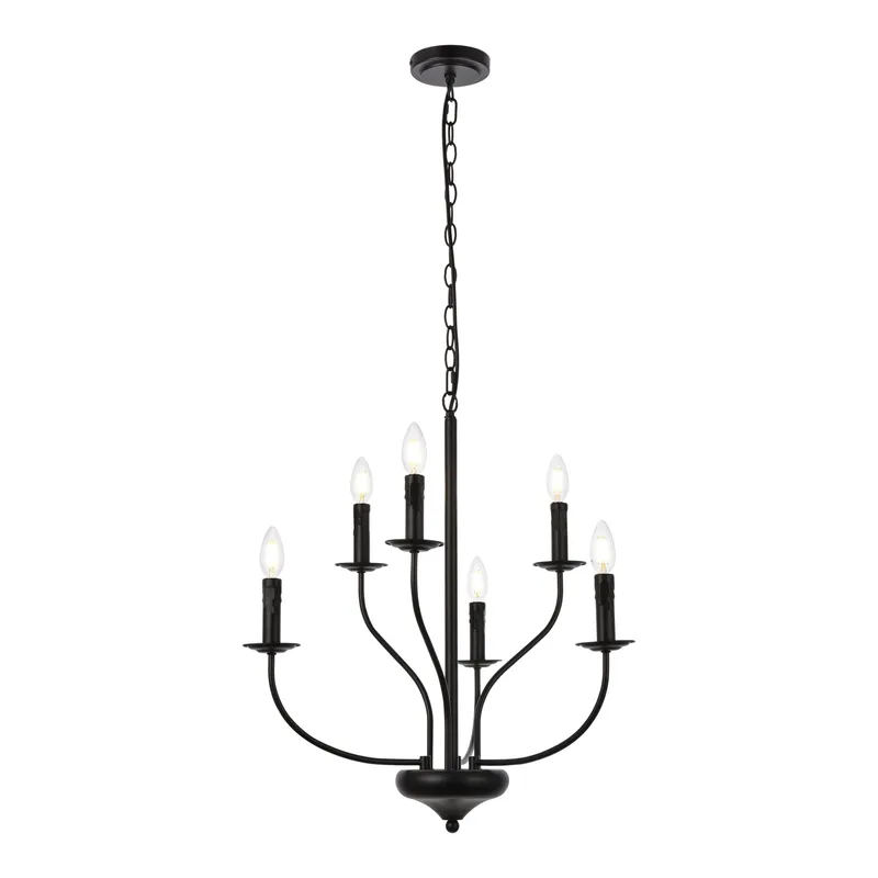 LD7046D24BK — Elegant Lighting LED Pendant Lights 240.0W 
