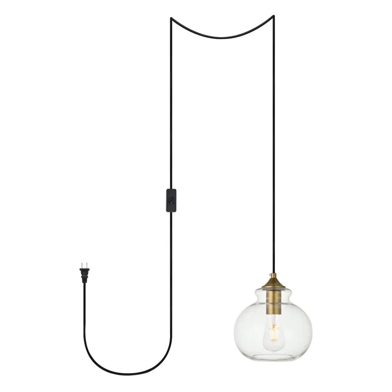 LDPG2245BR — Elegant Lighting LED Pendant Lights 40.0W 