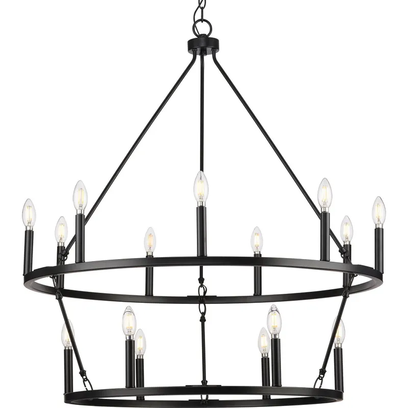 Gilliam Collection Fifteen-Light Chandelier — Progress Lighting LED Landscape Lights  