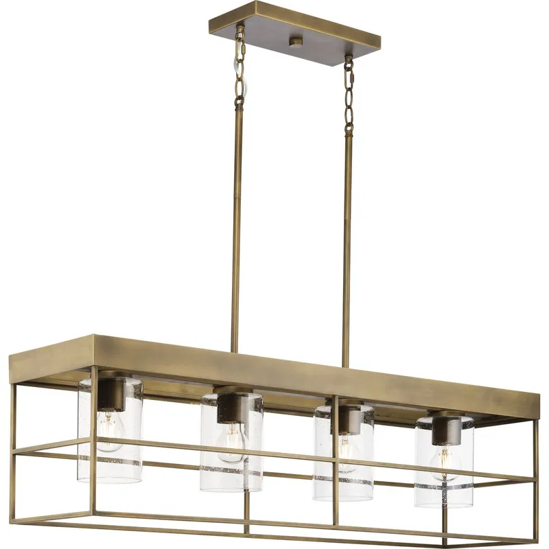 Burgess Collection Four-Light Island Light — Progress Lighting LED Linear Lights  