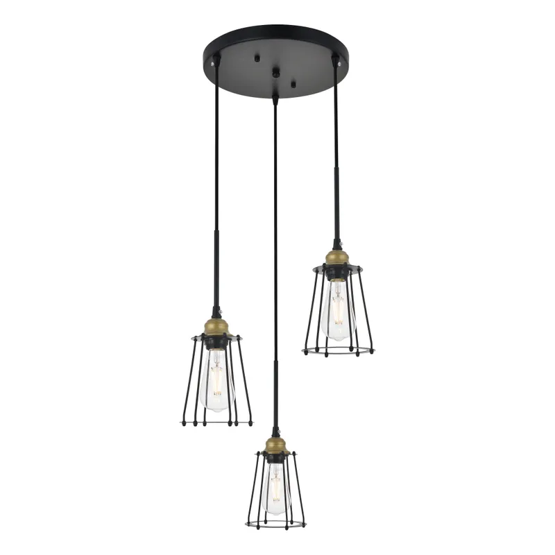 LD4047D16BRB — Elegant Lighting LED Pendant Lights 120.0W 