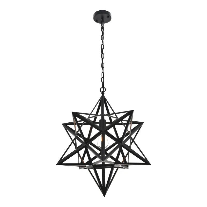 LD4076D24BK — Elegant Lighting LED Pendant Lights 40.0W 