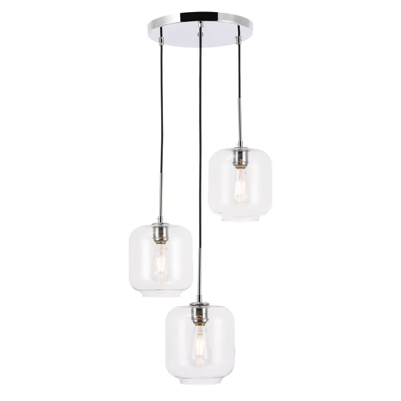 LD2274C — Elegant Lighting LED Pendant Lights 120.0W 