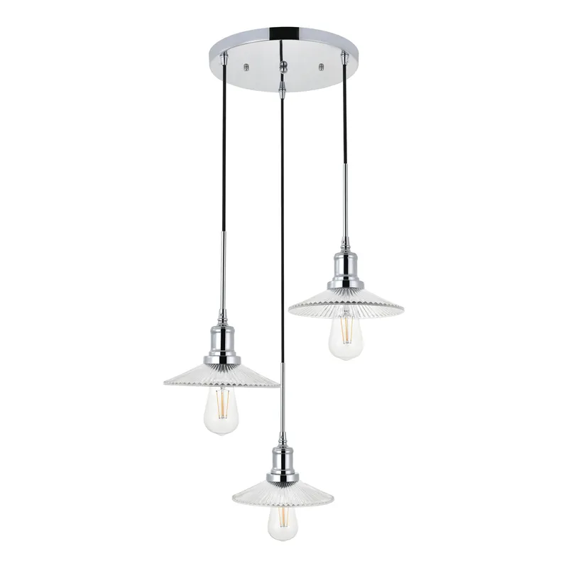 LD4040D19C — Elegant Lighting LED Pendant Lights 120.0W 