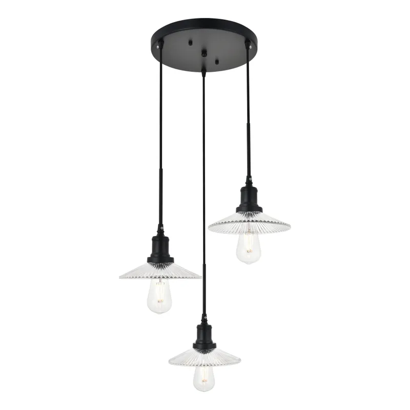 LD4040D19BK — Elegant Lighting LED Pendant Lights 120.0W 