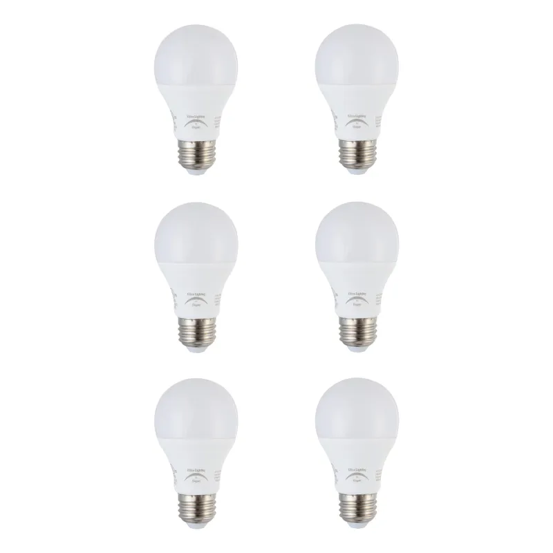 A19LED803-6PK — Elegant Lighting LED Bulbs & Lamps 60.0W 2700K