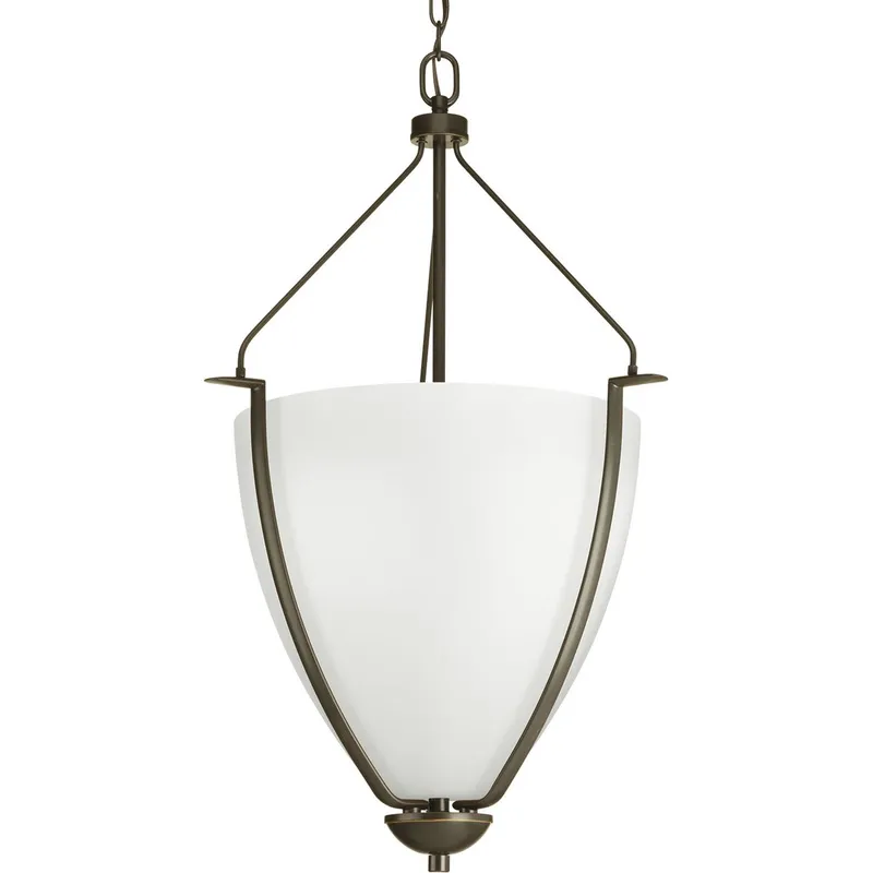 Bravo Collection Three-Light Large Foyer Bowl — Progress Lighting LED Landscape Lights  