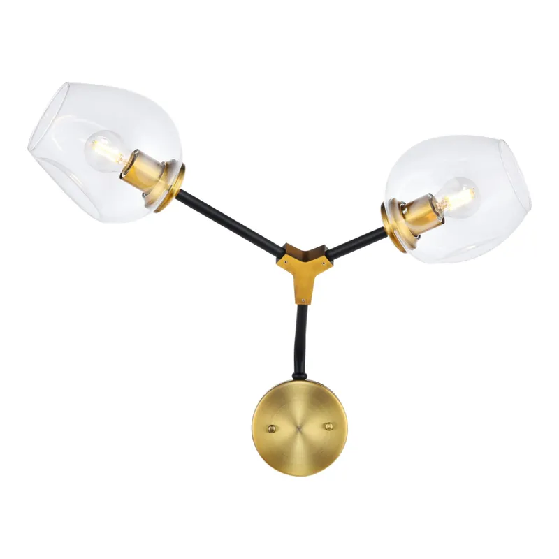 1712W26LAB — Elegant Lighting LED Wall Lights 80.0W 