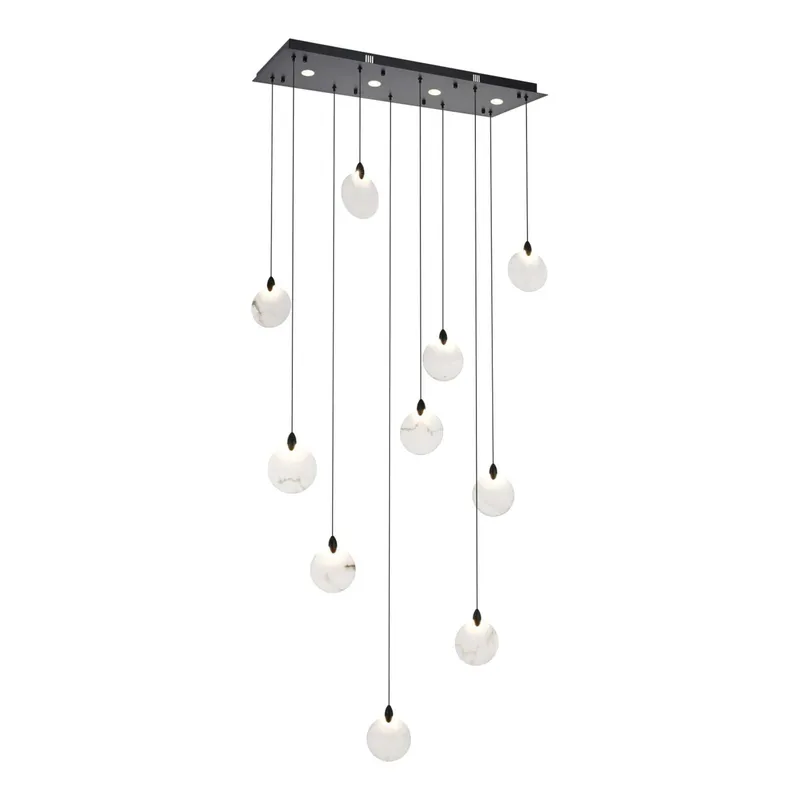 1012D42BK-11ST — Elegant Lighting LED Pendant Lights 20.0W 3500K