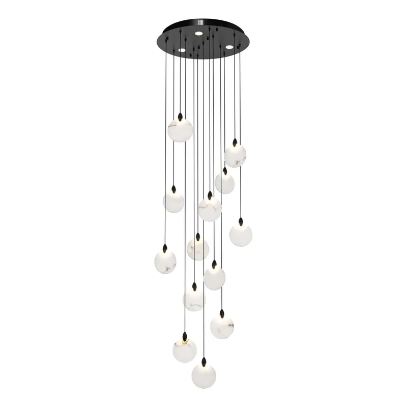 1012D24BK-11ST — Elegant Lighting LED Pendant Lights 26.0W 3500K
