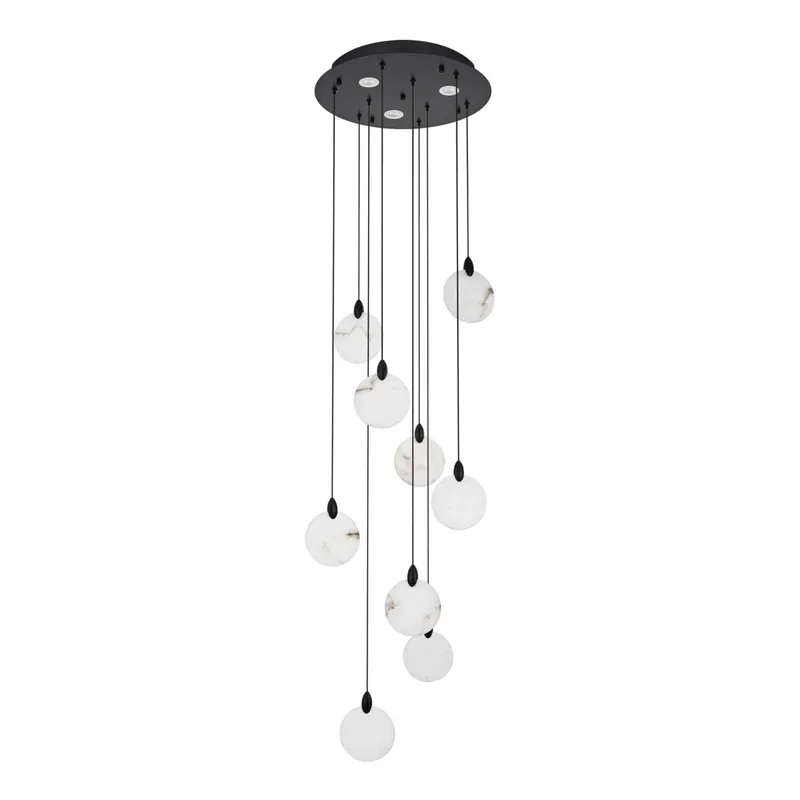 1012D20BK-11ST — Elegant Lighting LED Pendant Lights 18.0W 3500K