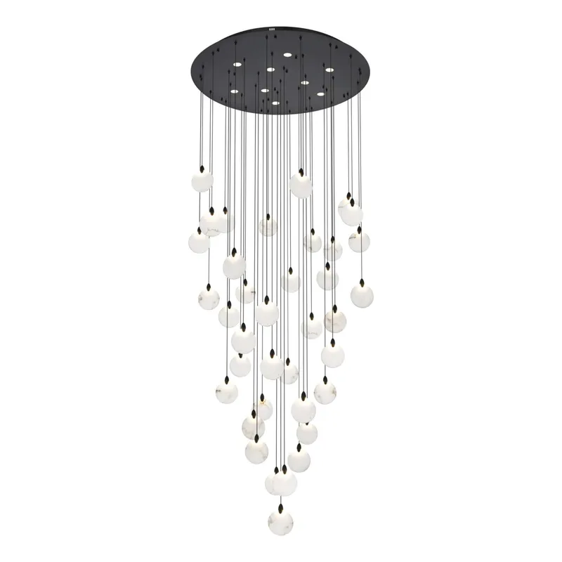 1012G48BK-11ST — Elegant Lighting LED Pendant Lights 74.0W 3500K