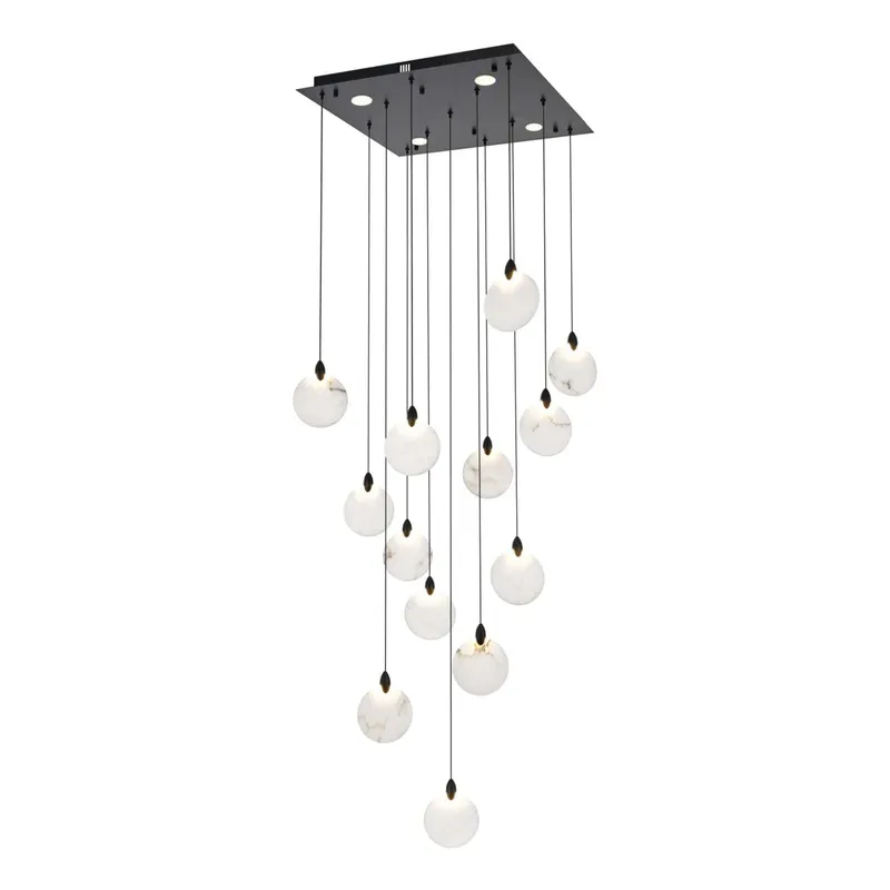 1012S26BK-11ST — Elegant Lighting LED Pendant Lights 26.0W 3500K