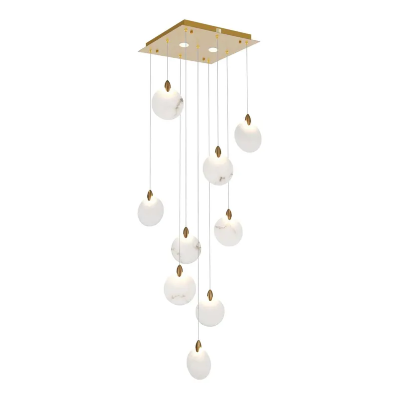 1012S20SG-11ST — Elegant Lighting LED Pendant Lights 18.0W 3500K