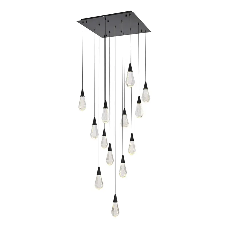 1013S26BK-02CR — Elegant Lighting LED Pendant Lights 26.0W 3500K