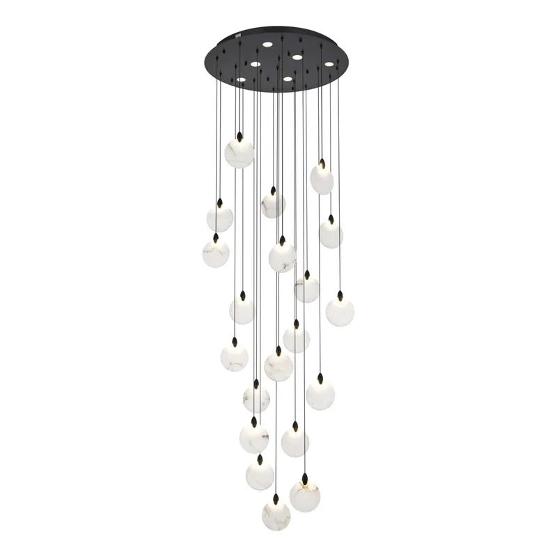 1012G32BK-11ST — Elegant Lighting LED Pendant Lights 40.0W 3500K