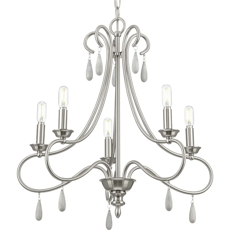 Vinings Collection Five-Light Chandelier Light — Progress Lighting LED Landscape Lights  