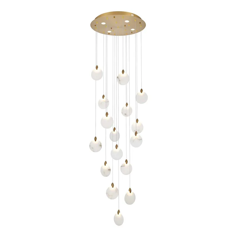 1012D28SG-11ST — Elegant Lighting LED Pendant Lights 32.0W 3500K