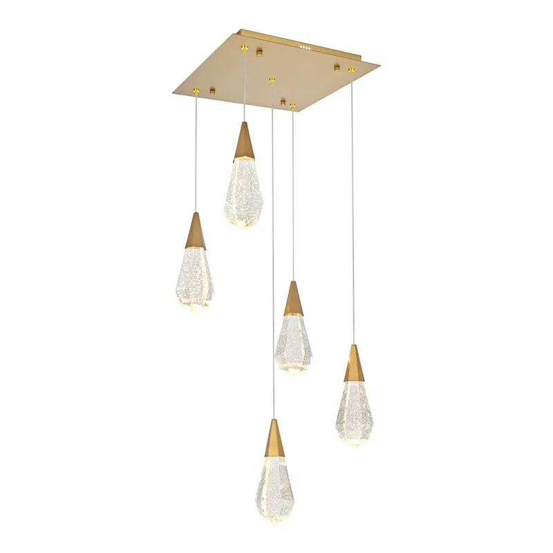 1013S16SG-02CR — Elegant Lighting LED Pendant Lights 10.0W 3500K
