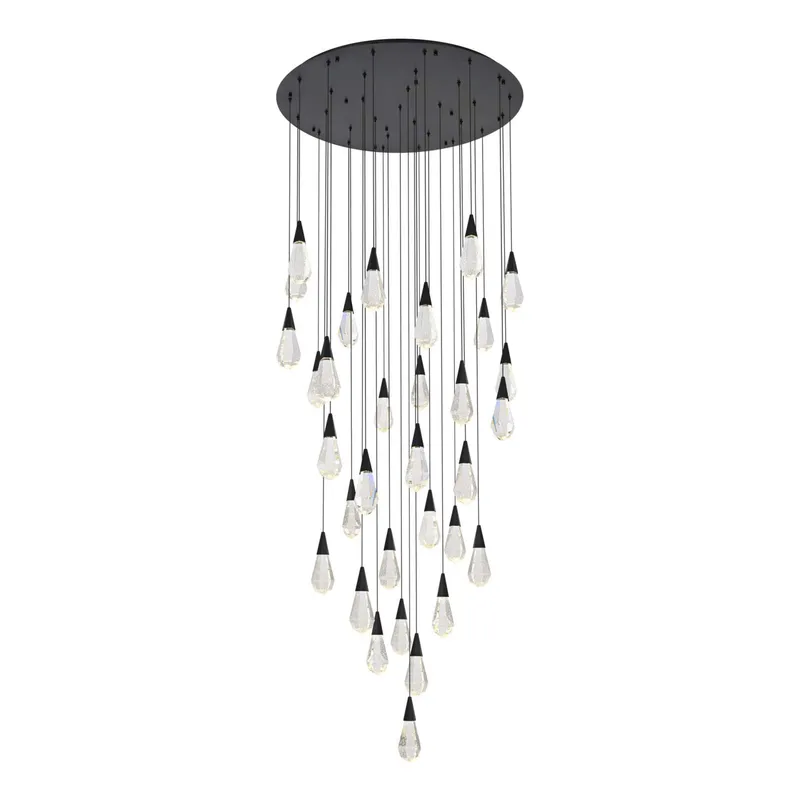 1013G42BK-02CR — Elegant Lighting LED Pendant Lights 64.0W 3500K