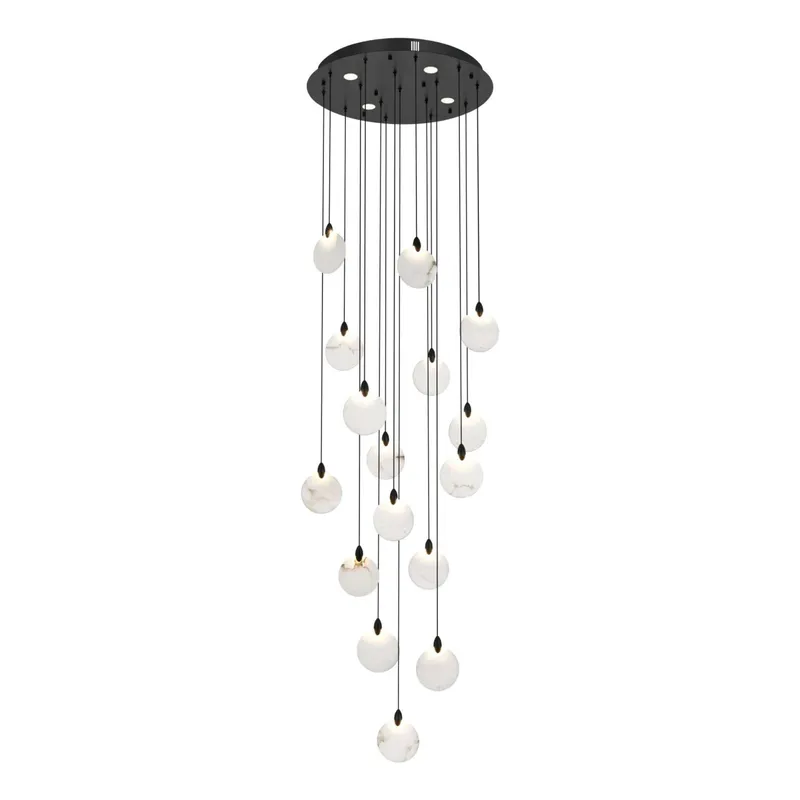 1012D28BK-11ST — Elegant Lighting LED Pendant Lights 32.0W 3500K