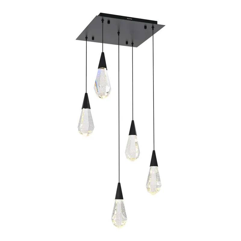 1013S16BK-02CR — Elegant Lighting LED Pendant Lights 10.0W 3500K