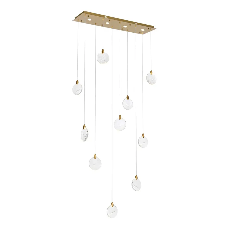 1012D42SG-01CR — Elegant Lighting LED Pendant Lights 20.0W 3500K