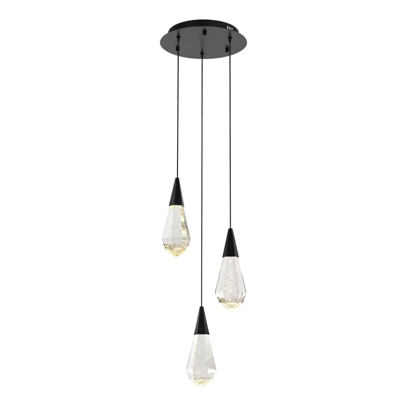1013D12BK-02CR — Elegant Lighting LED Pendant Lights 6.0W 3500K