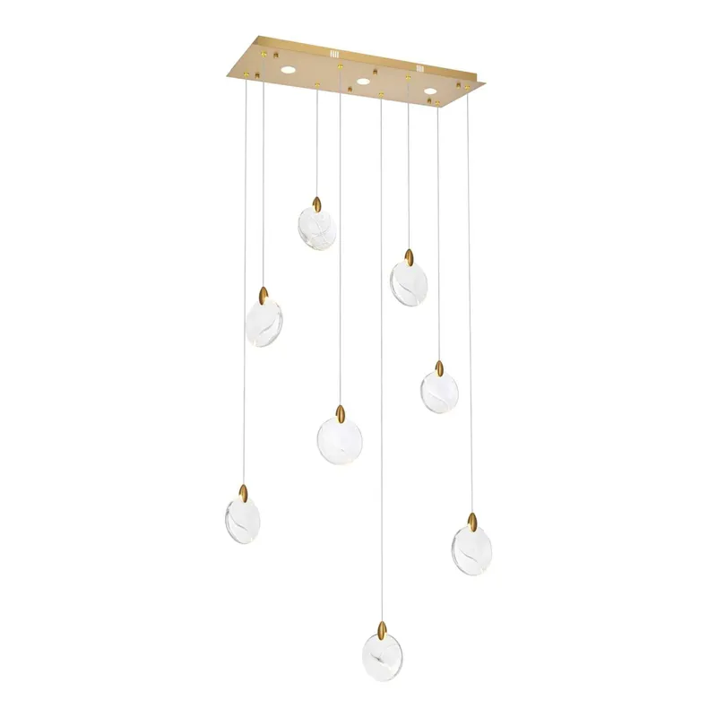 1012D36SG-01CR — Elegant Lighting LED Pendant Lights 16.0W 3500K